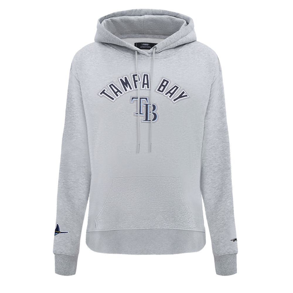 SUDADERA CON GORRO MLB TAMPA BAY RAYS CLASSIC ESSENTIALS PARA MUJER