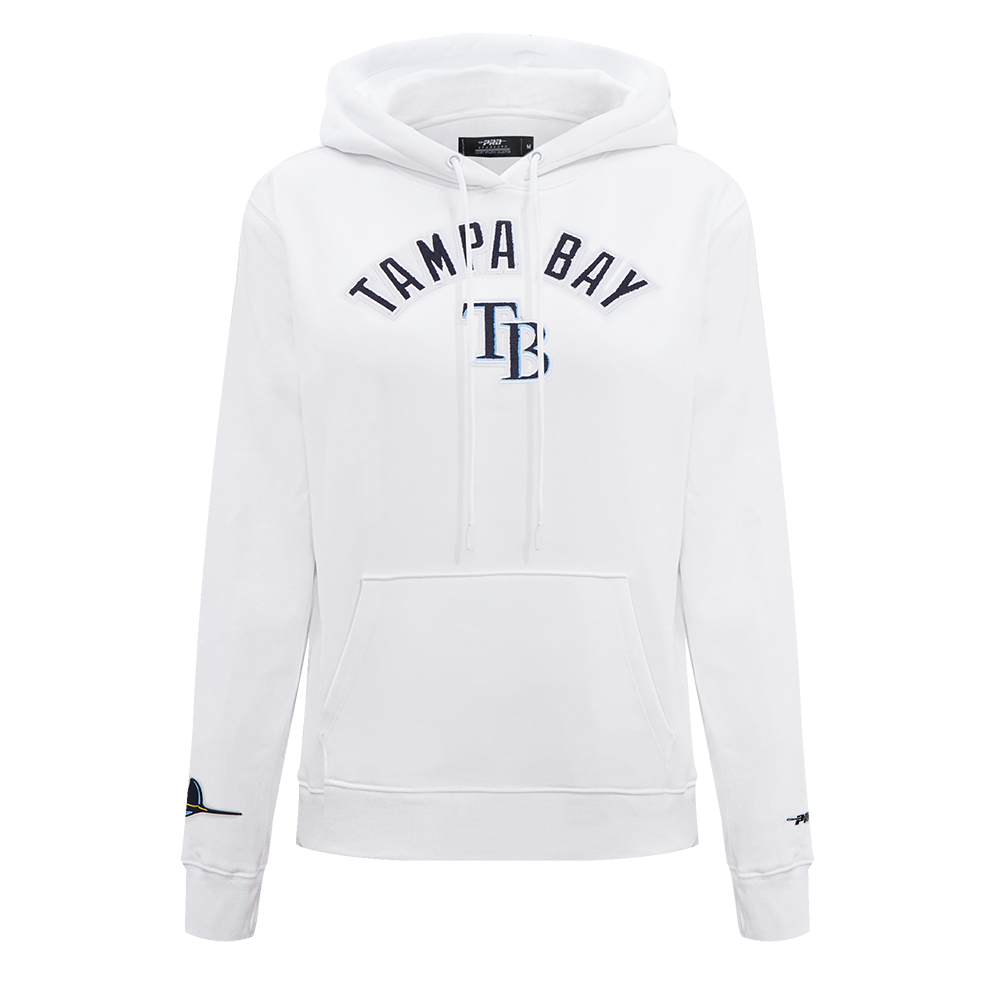 SUDADERA CON GORRO MLB TAMPA BAY RAYS CLASSIC ESSENTIALS PARA MUJER