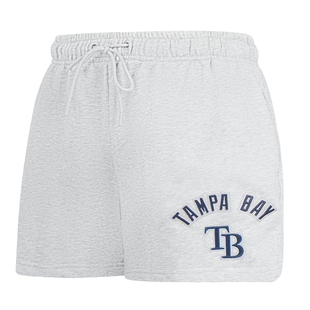 SHORTS DE ALGODÓN MLB TAMPA BAY RAYS CLASSIC CHENILLE PARA MUJER