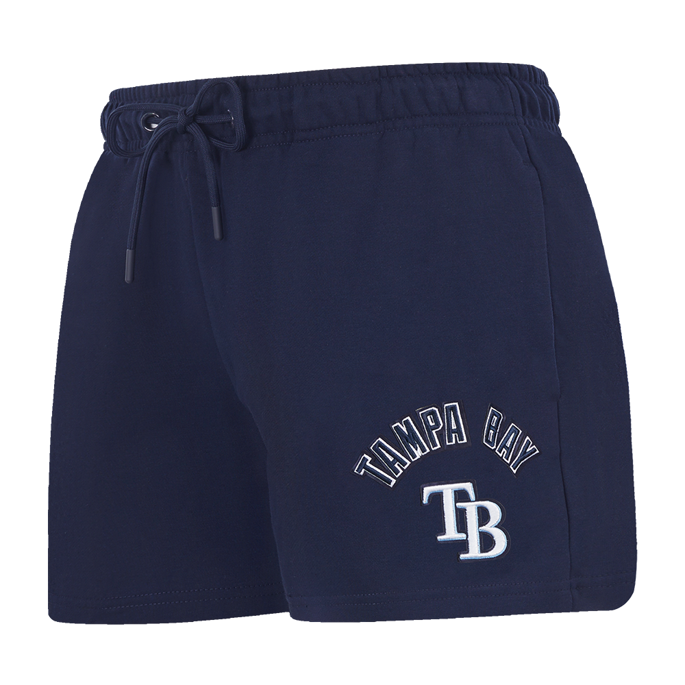 SHORTS DE ALGODÓN MLB TAMPA BAY RAYS CLASSIC CHENILLE PARA MUJER