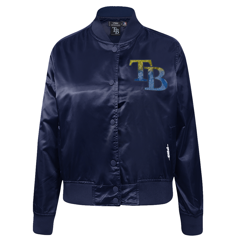 CHAMARRA DE SATÍN MLB TAMPA BAY RAYS JEWELS PARA MUJER
