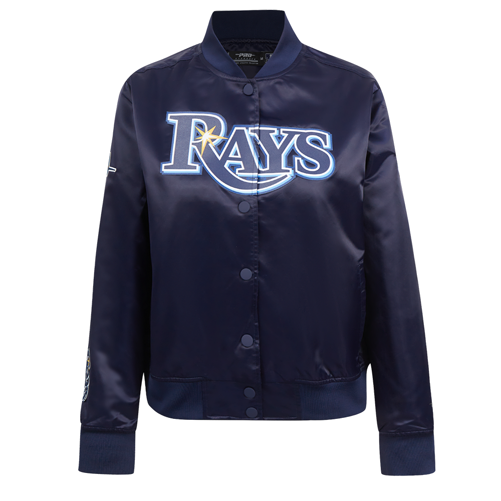 CHAMARRA DE SATÍN MLB TAMPA BAY RAYS CLASSIC CHENILLE PARA MUJER