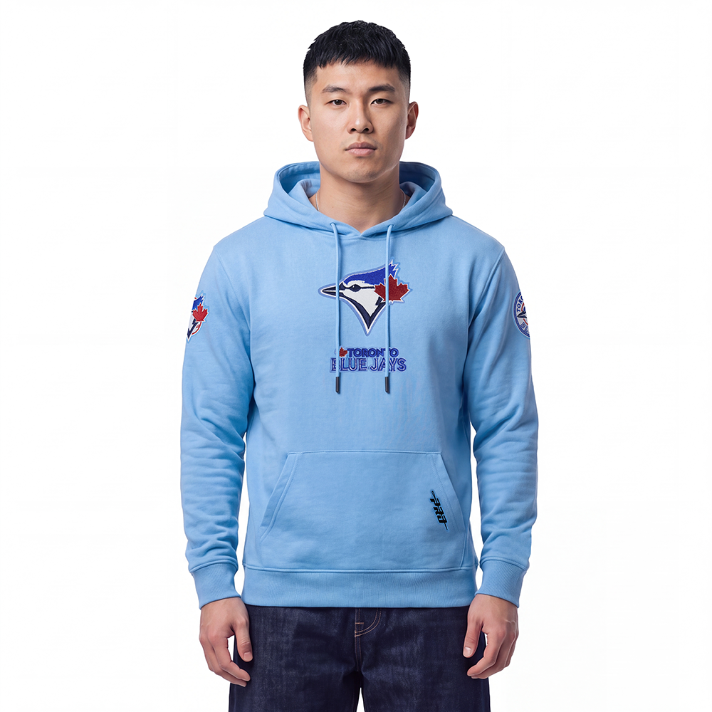 SUDADERA CON GORRO MLB TORONTO BLUE JAYS CLASSIC CHENILLE