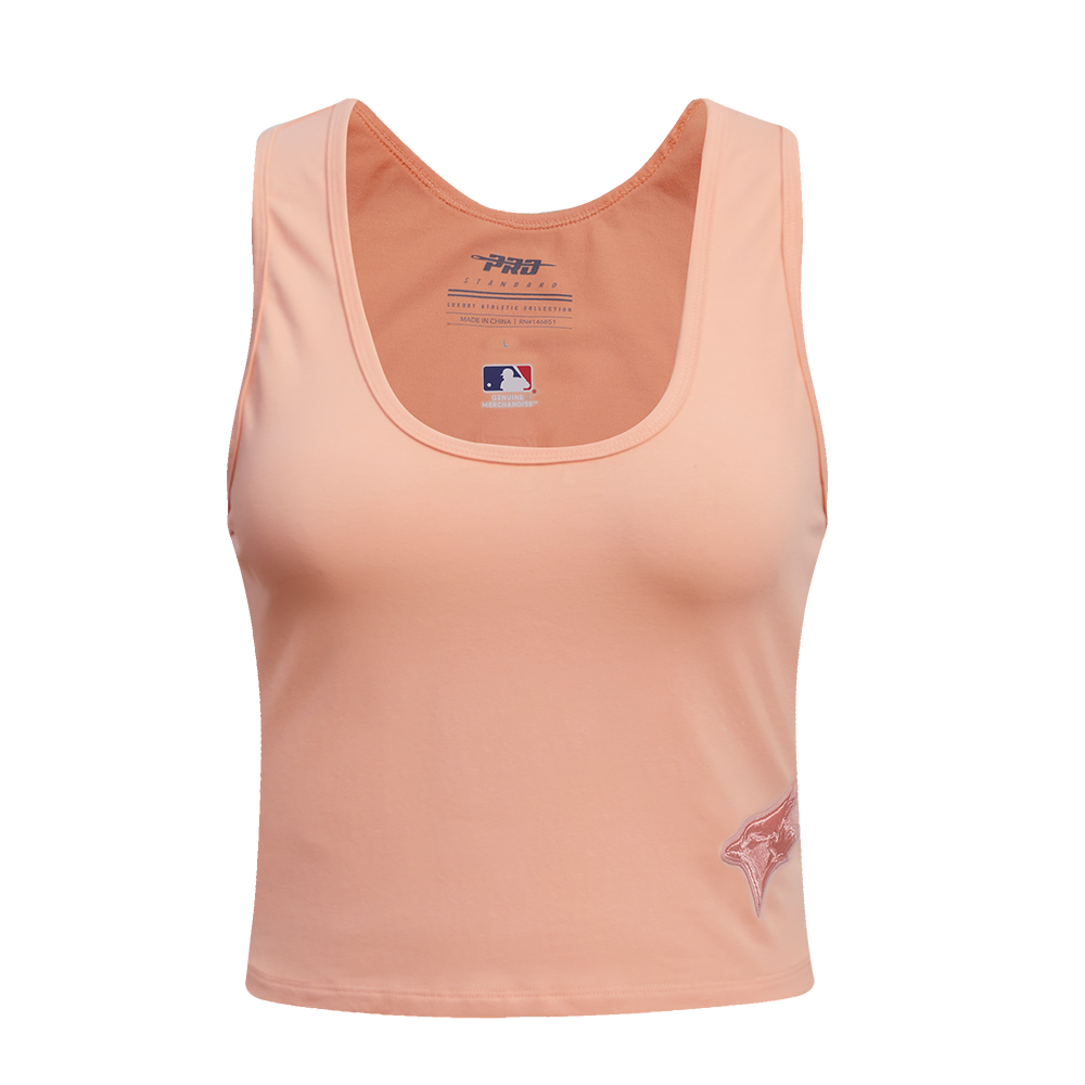 SIN MANGAS AJUSTADA MLB TORONTO BLUE JAYS NEUTRAL PARA MUJER