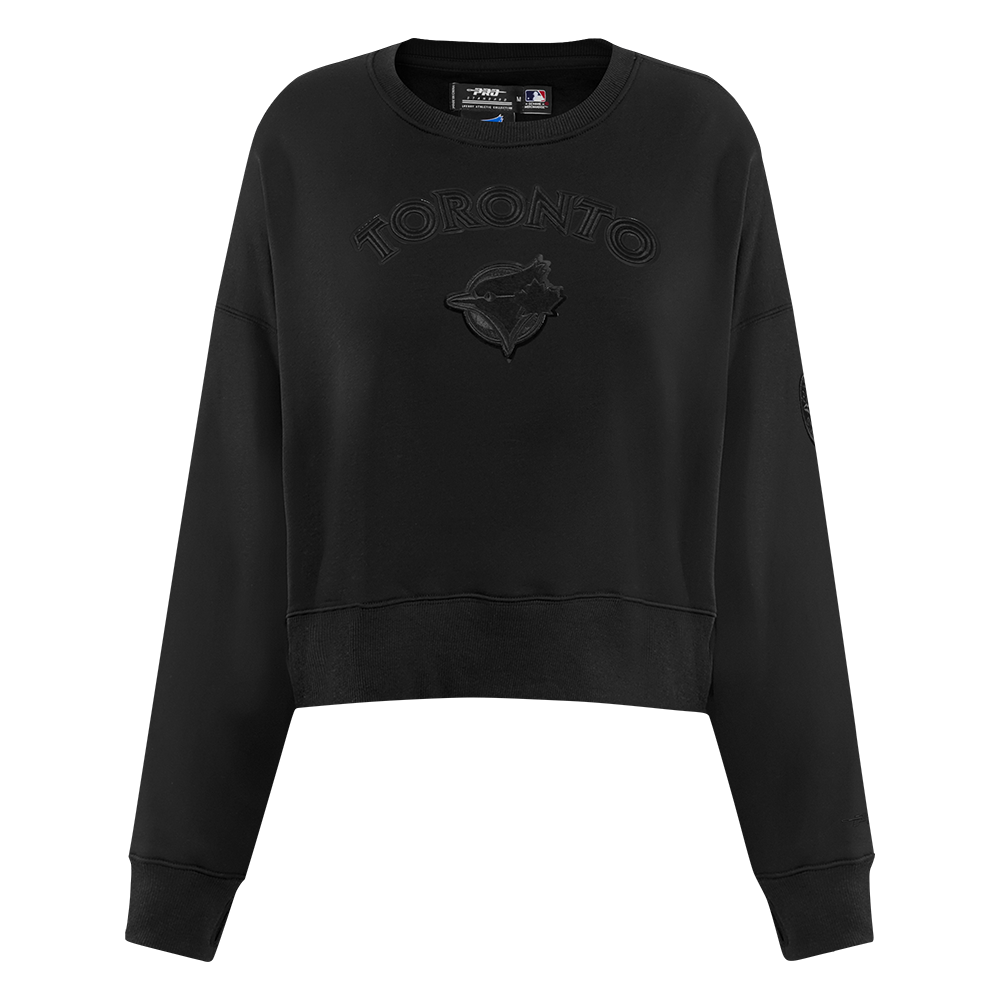 SUDADERA DE CUELLO REDONDO MLB TORONTO BLUE JAYS CLASSIC 3BK PARA MUJER