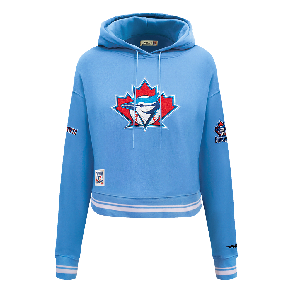 SUDADERA CON GORRO MLB TORONTO BLUE JAYS RETRO CLASSICS PARA MUJER