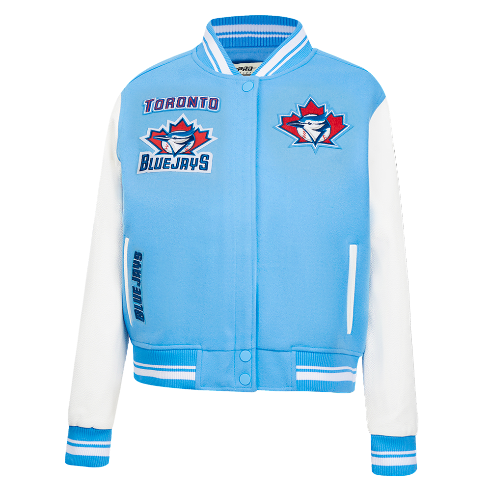 CHAMARRA UNIVERSITARIA MLB TORONTO BLUE JAYS RETRO CLASSICS PARA MUJER