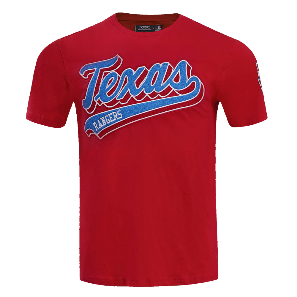 MANGA CORTA MLB TEXAS RANGERS SCRIPT TAIL