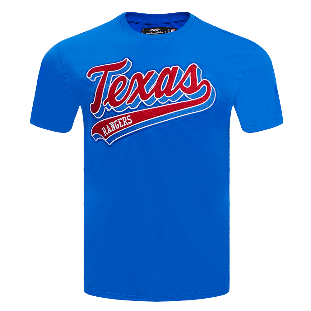 MANGA CORTA MLB TEXAS RANGERS SCRIPT TAIL
