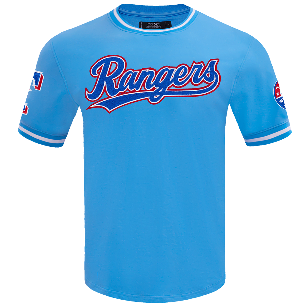 Pro Standard MLB Texas Rangers Classic Chenille Manga Corta - Hombres ...