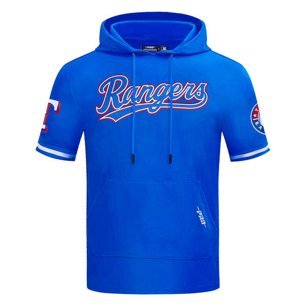SUDADERA DE MANGA CORTA MLB TEXAS RANGERS CLASSIC CHENILLE