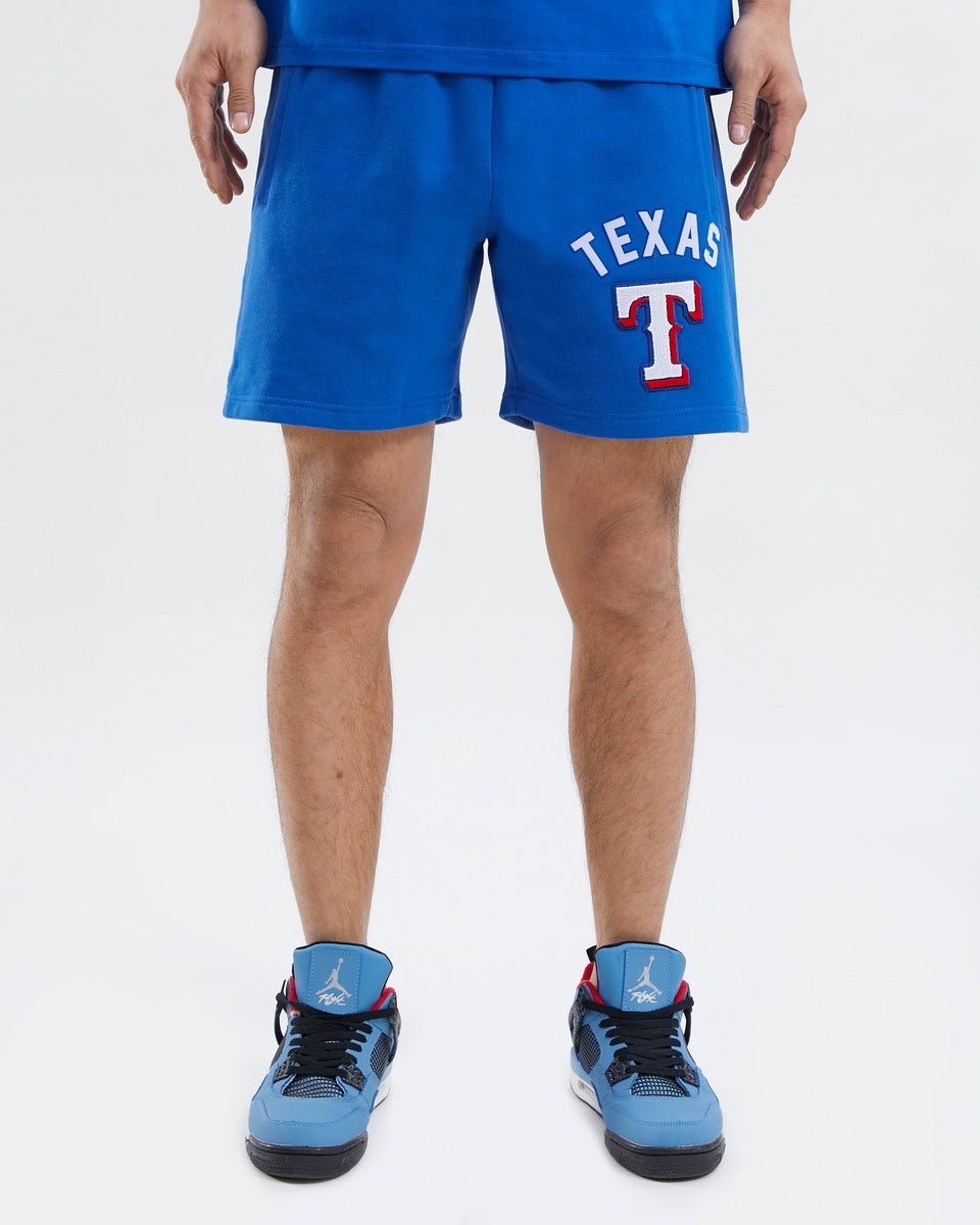 SHORTS DE ALGODÓN MLB TEXAS RANGERS CLASSIC BRISTLE