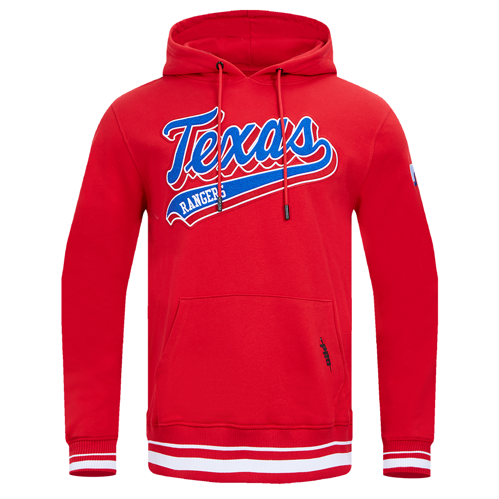 SUDADERA CON GORRO MLB TEXAS RANGERS SCRIPT TAIL
