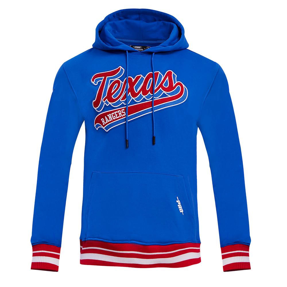SUDADERA CON GORRO MLB TEXAS RANGERS SCRIPT TAIL