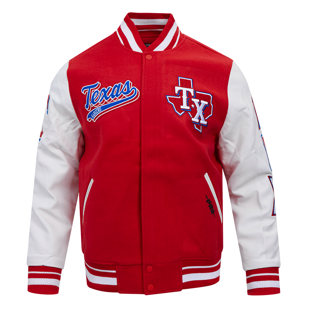 CHAMARRA UNIVERSITARIA MLB TEXAS RANGERS SCRIPT TAIL