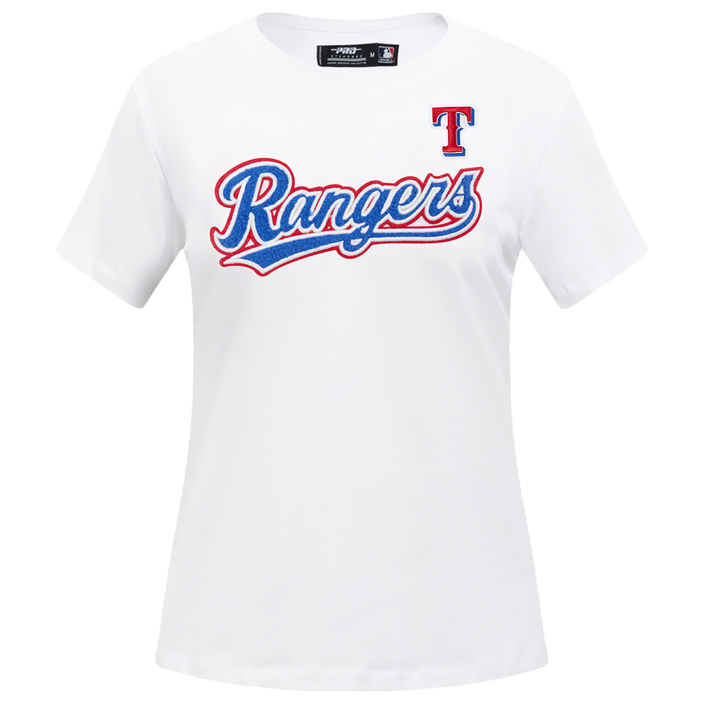 MANGA CORTA MLB TEXAS RANGERS CLASSIC CHENILLE PARA MUJER
