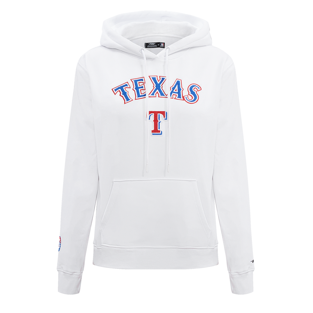 SUDADERA CON GORRO MLB TEXAS RANGERS CLASSIC CHENILLE PARA MUJER