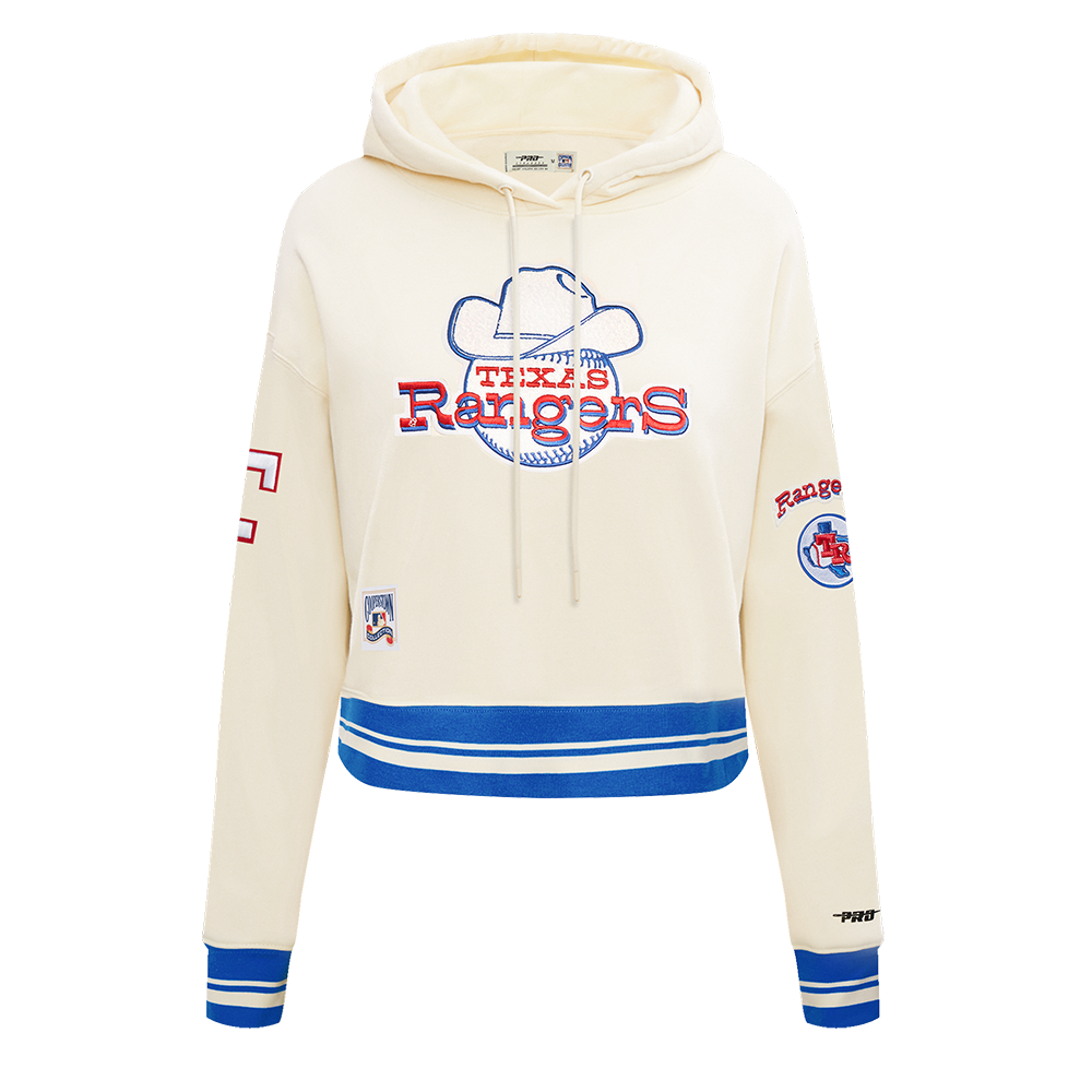 SUDADERA CON GORRO MLB TEXAS RANGERS RETRO CLASSICS PARA MUJER
