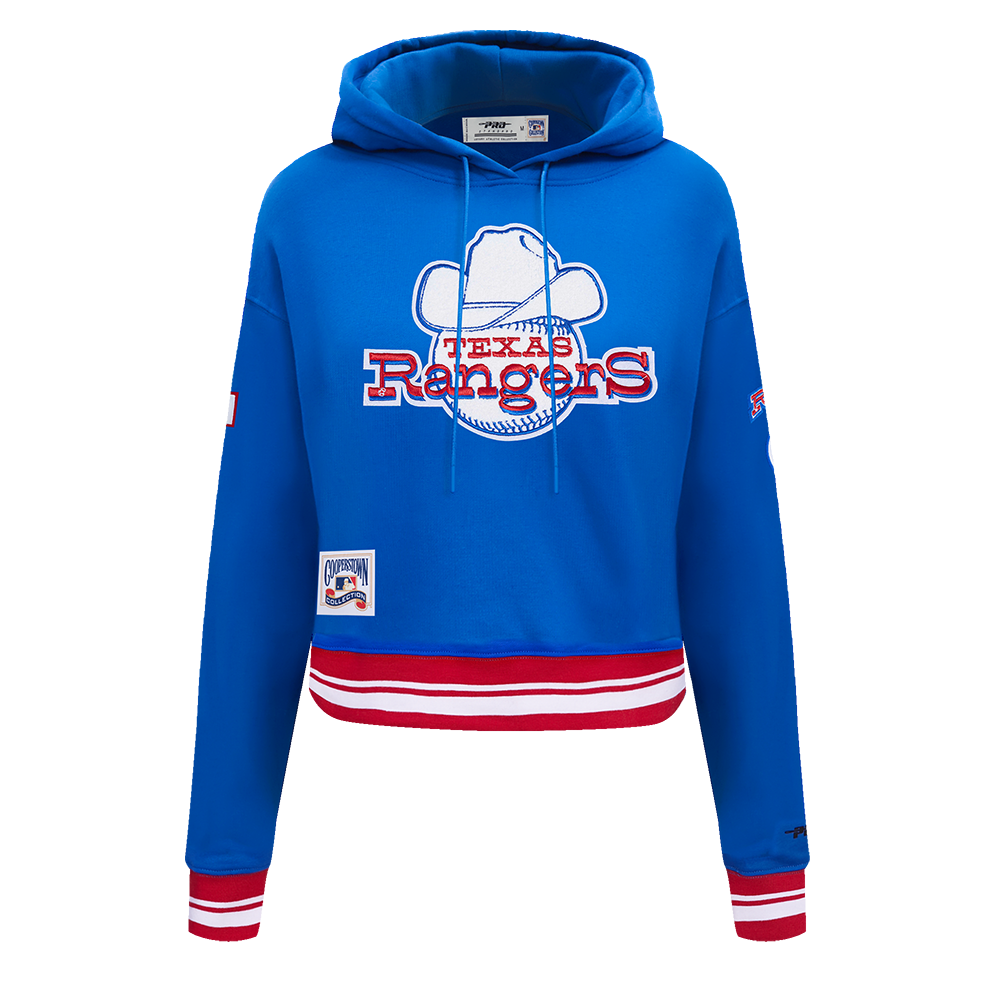 SUDADERA CON GORRO MLB TEXAS RANGERS RETRO CLASSICS PARA MUJER