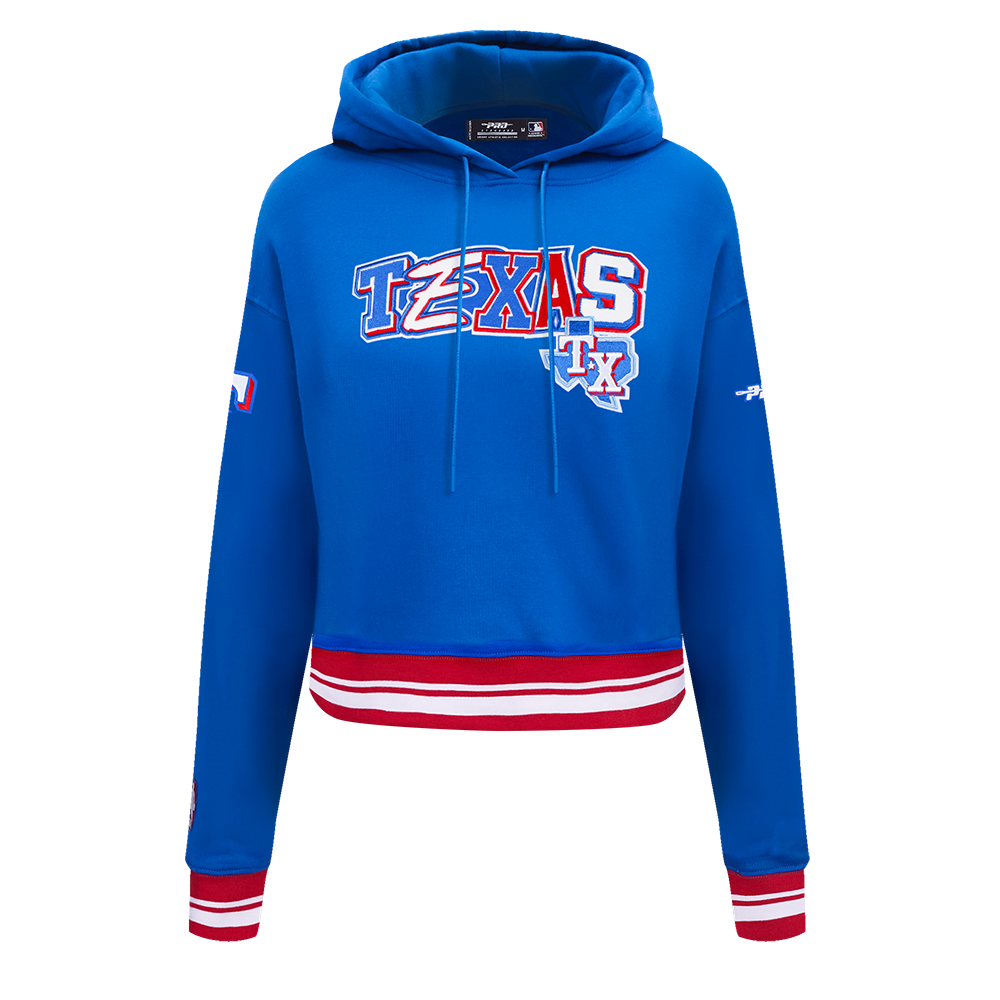 SUDADERA CON GORRO MLB TEXAS RANGERS CITY RANSOM PARA MUJER