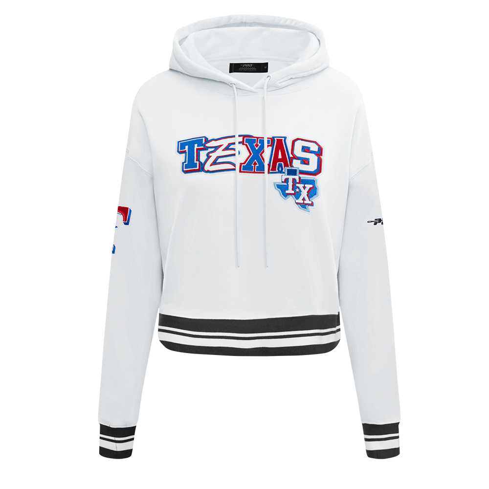 SUDADERA CON GORRO MLB TEXAS RANGERS CITY RANSOM PARA MUJER