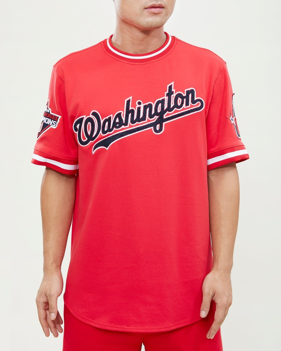 MANGA CORTA MLB WASHINGTON NATIONALS CLASSIC CHENILLE