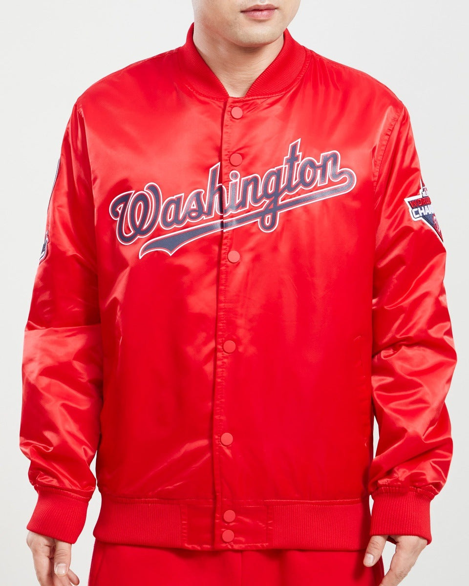 CHAMARRA DE SATÍN MLB WASHINGTON NATIONALS CLASSIC SATIN