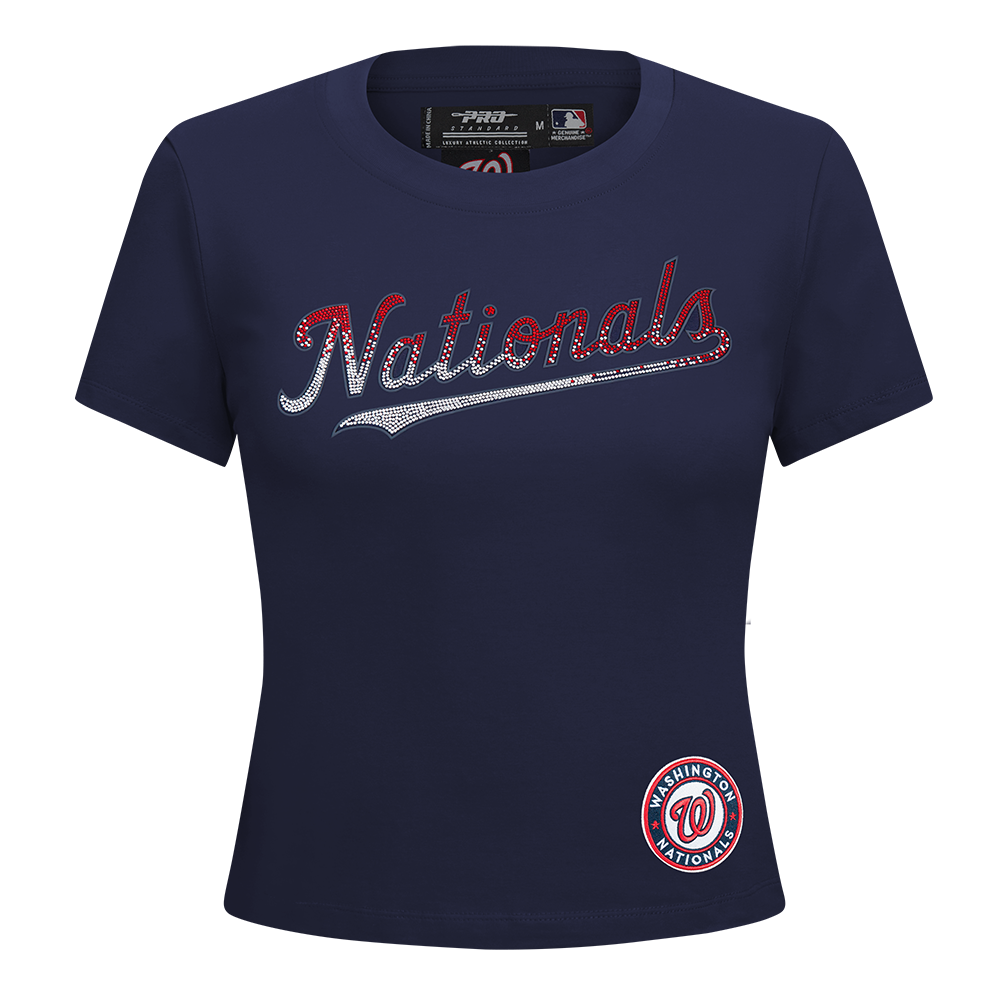 MANGA CORTA MLB WASHINGTON NATIONALS JEWELS PARA MUJER