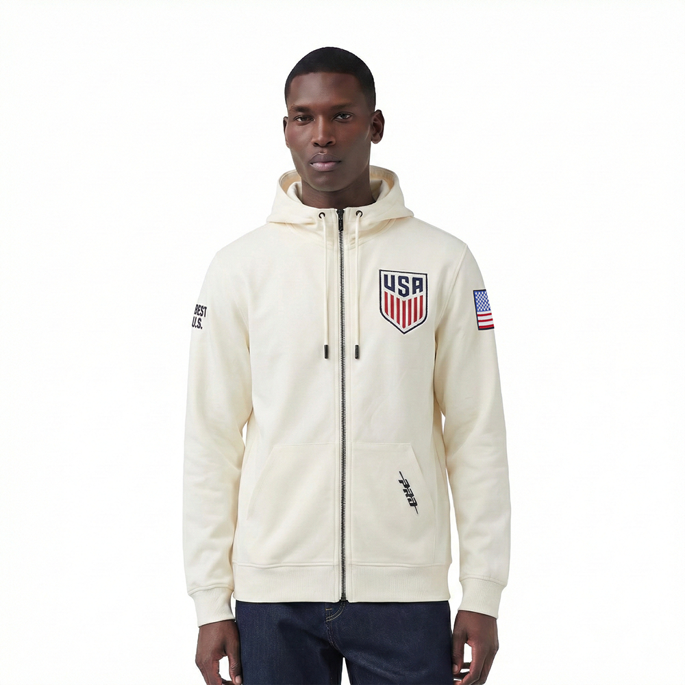 SUDADERA CON CIERRE U.S. SOCCER US SOCCER MNT CLASSIC CHENILLE