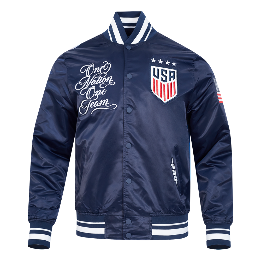 CHAMARRA DE SATÍN US SOCCER SUBLIMATED SATIN JACKET