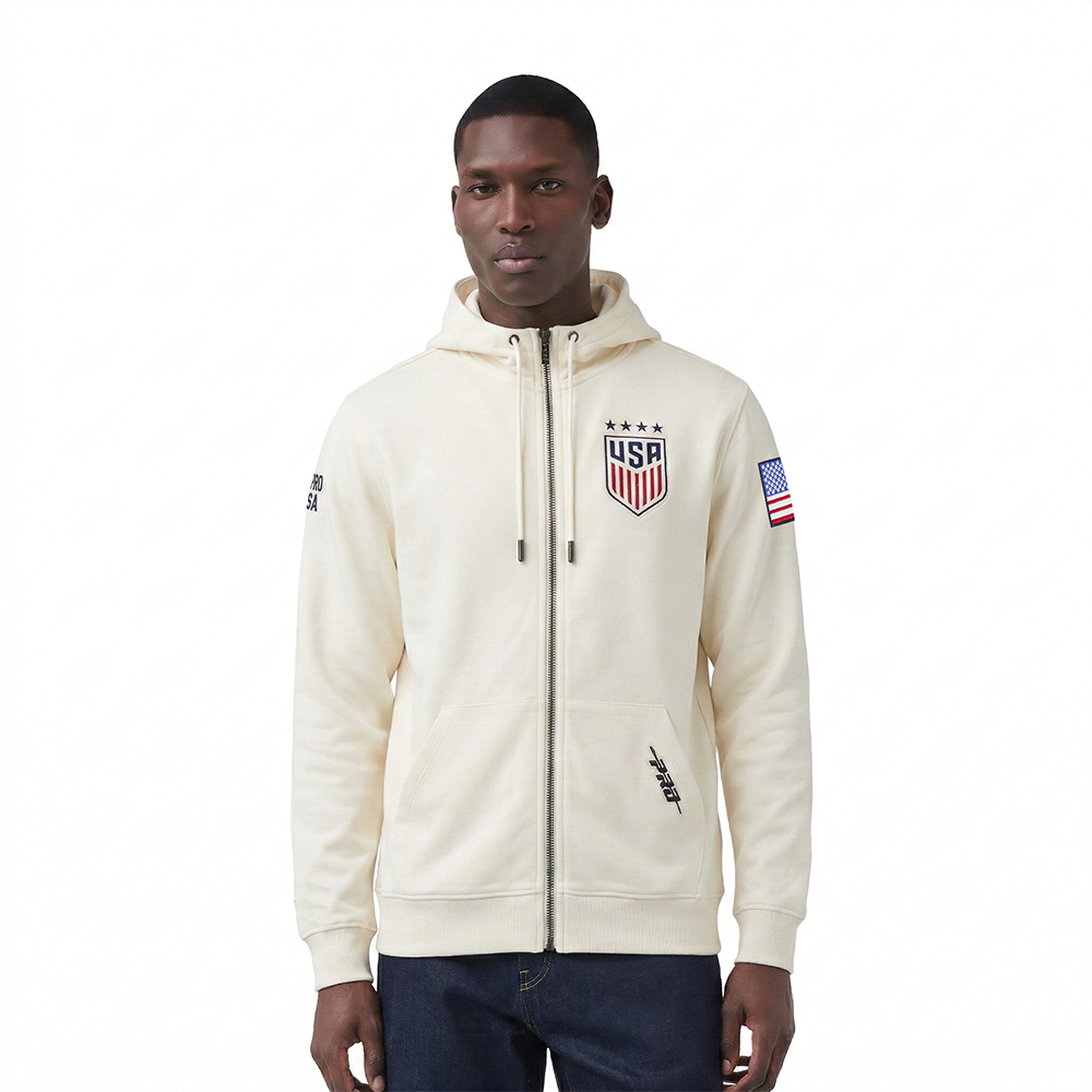 SUDADERA CON CIERRE USSF US SOCCER WNT CLASSIC CHENILLE
