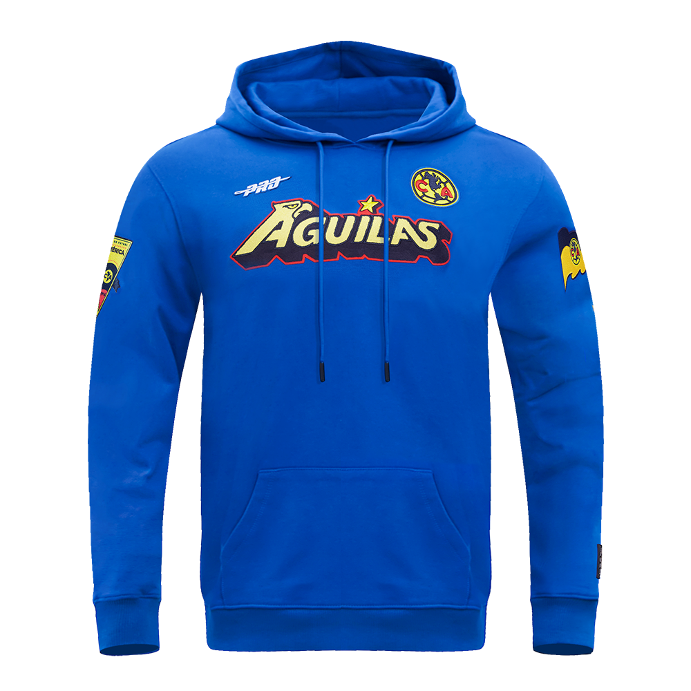 Chamarra Liga Mx Sudadera Blanca Club America SUDADERA CON GORRO