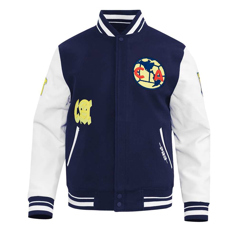 CHAMARRA UNIVERSITARIA LIGA MX CLUB AMERICA OLD ENGLISH