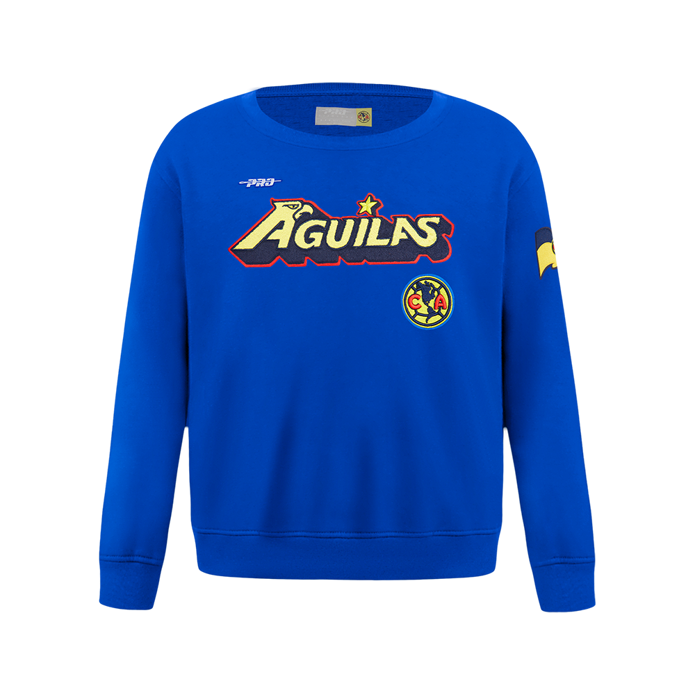 SUDADERA DE CUELLO REDONDO LIGA MX CLUB AMERICA STADIUM PARA NIÑO JUNIOR