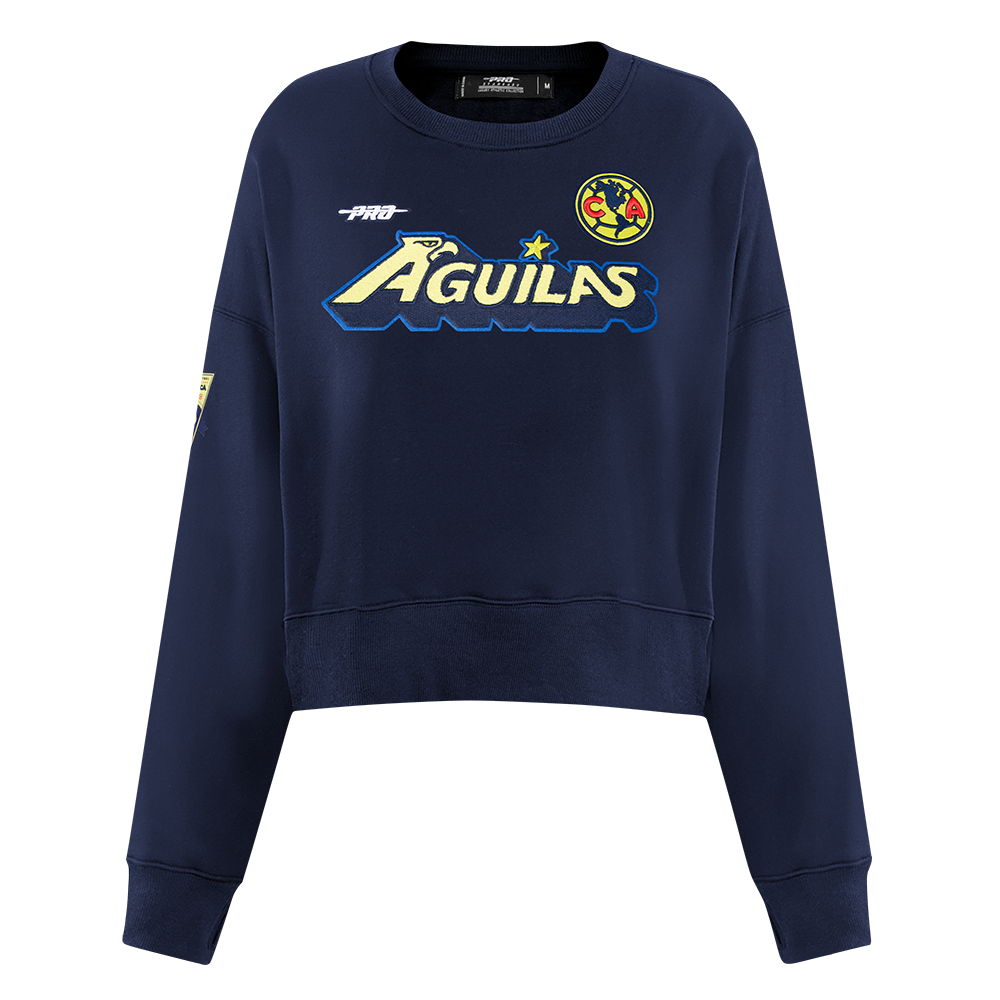 SUDADERA DE CUELLO REDONDO LIGA MX CLUB AMERICA STADIUM PARA MUJER