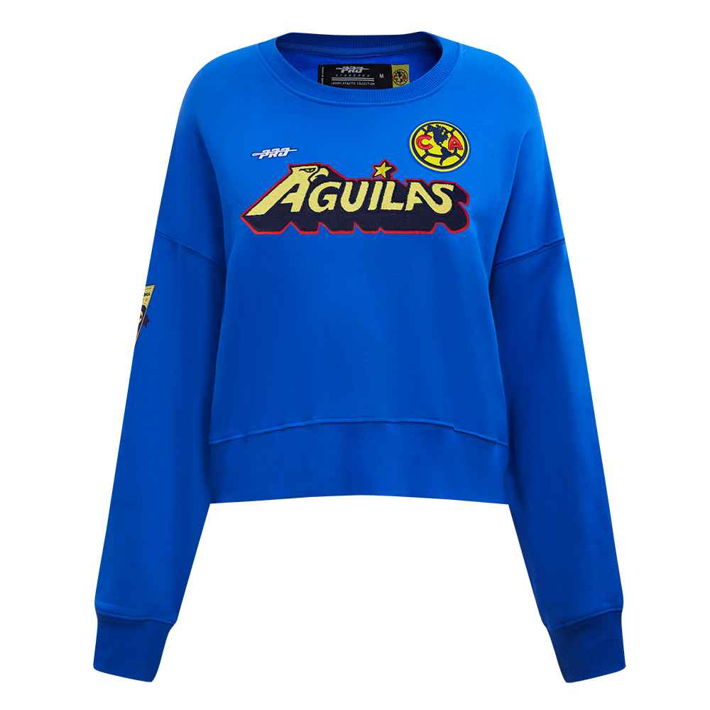 SUDADERA DE CUELLO REDONDO LIGA MX CLUB AMERICA STADIUM PARA MUJER