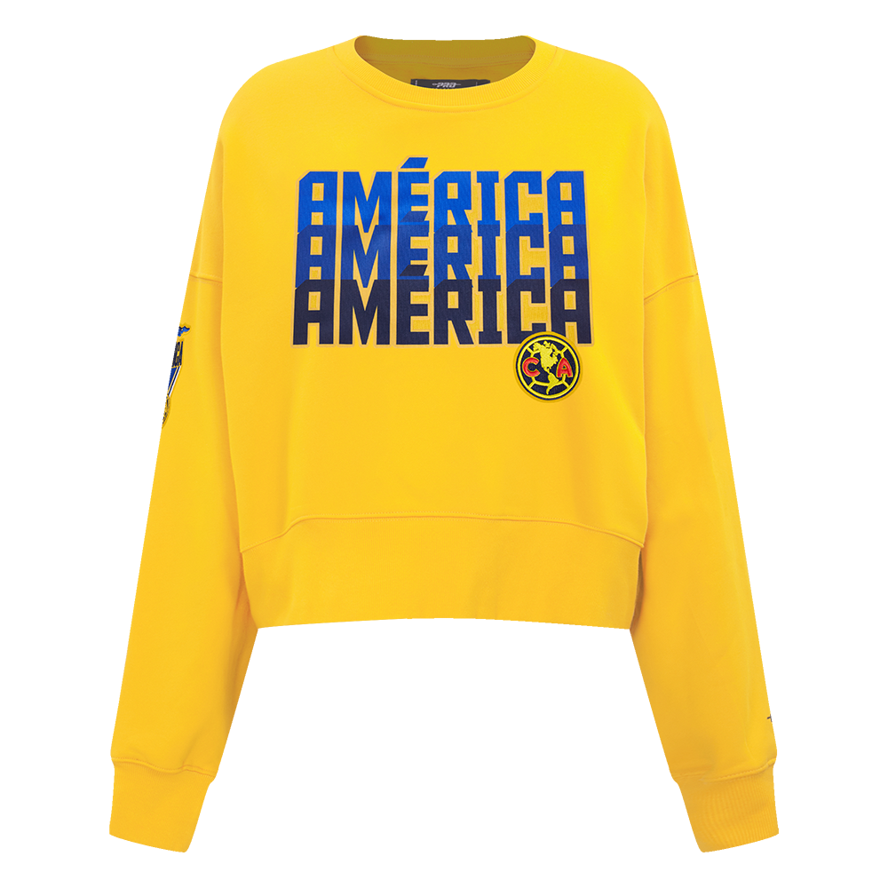SUDADERA DE CUELLO REDONDO LIGA MX CLUB AMERICA STADIUM PARA MUJER
