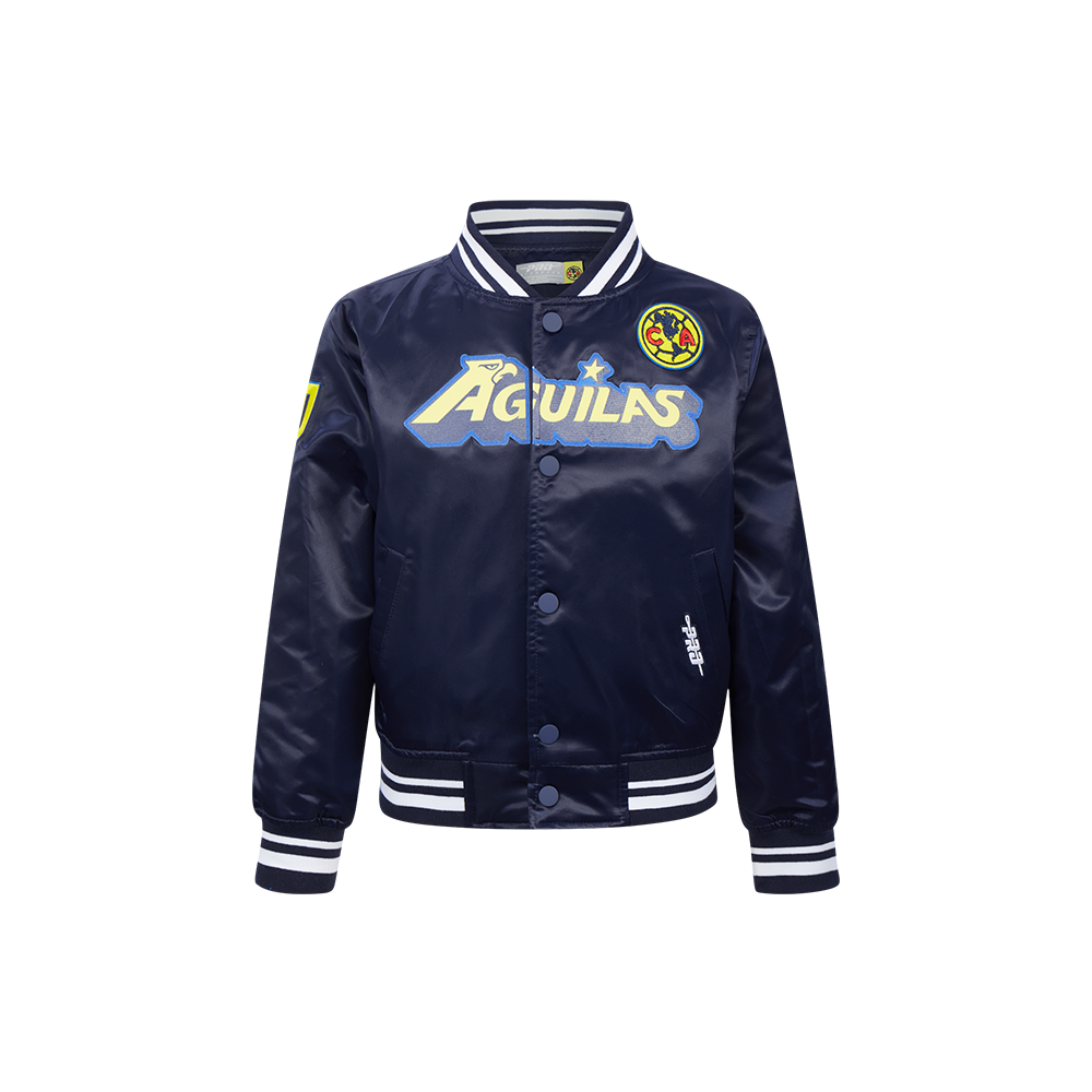 CHAMARRA DE SATÍN LIGA MX CLUB AMERICA STADIUM PARA NIÑO