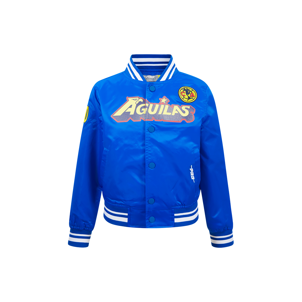 CHAMARRA DE SATÍN LIGA MX CLUB AMERICA STADIUM PARA NIÑO