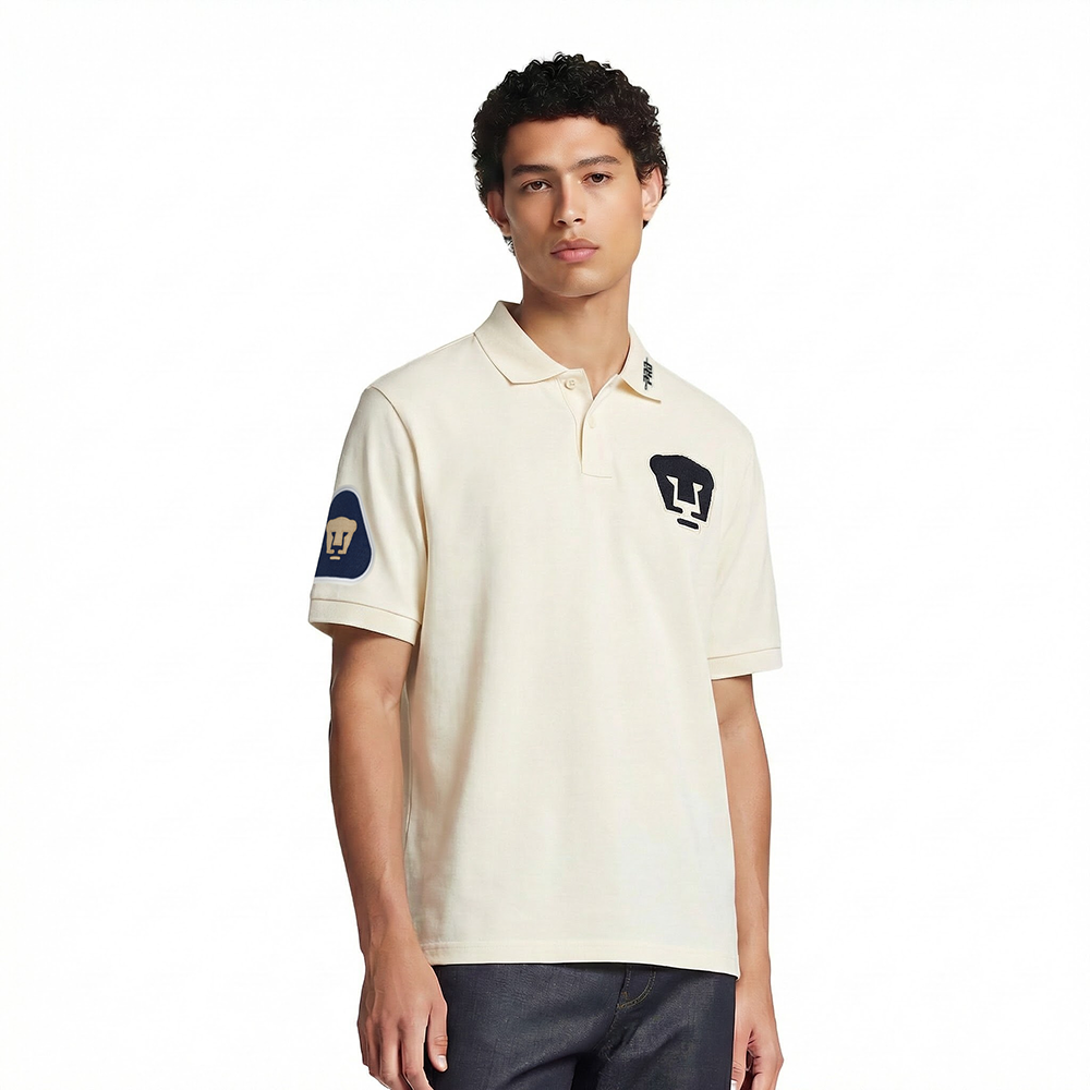 POLO LIGA MX PUMAS UNAM CLASSIC CHENILLE PARA HOMBRE