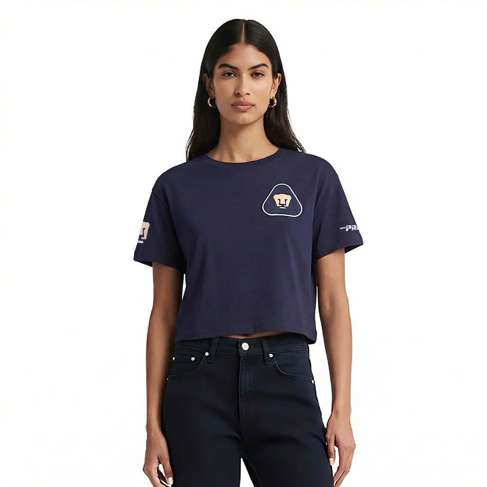 PLAYERA LIGA MX PUMAS UNAM CLASSIC CHENILLE PARA MUJER