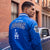 CHAMARRA DE SATIN MLB LOS ANGELES DODGERS DAY ONE